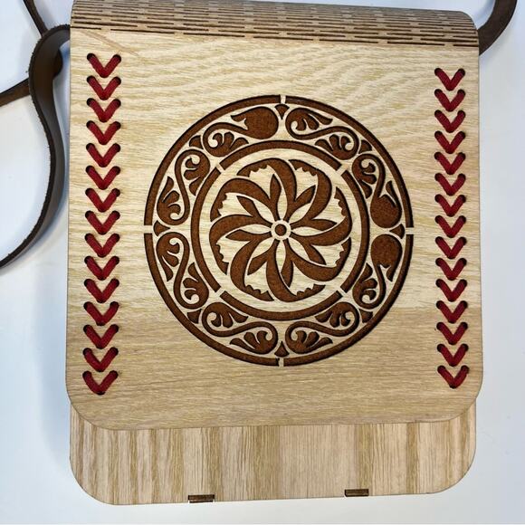 Wooden Handmade Bag Purse - Picture 13 of 16